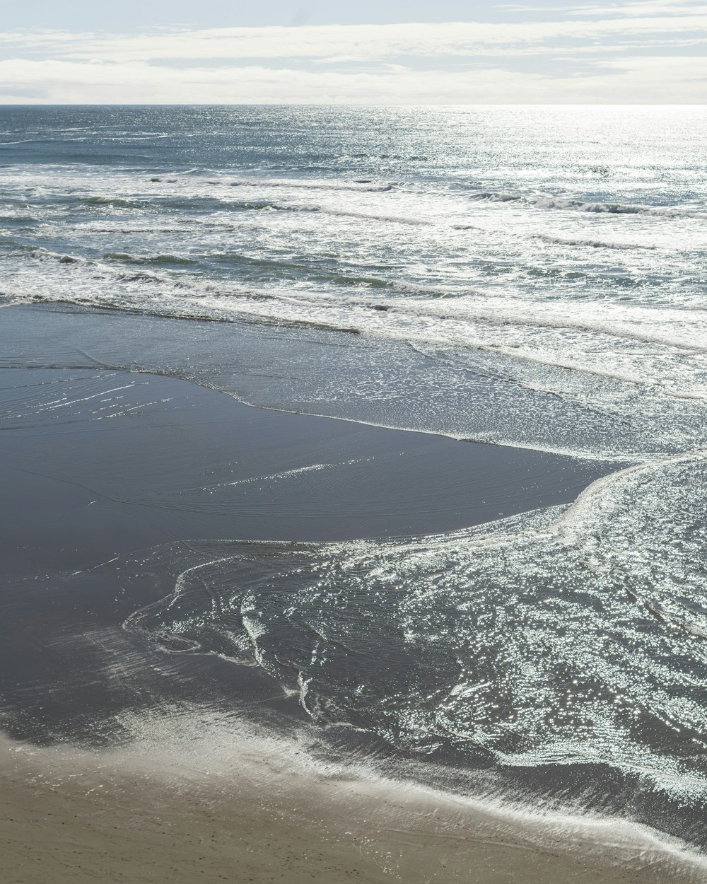 ocean waves crashing on shore during daytime