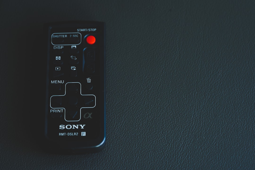 black and white remote control