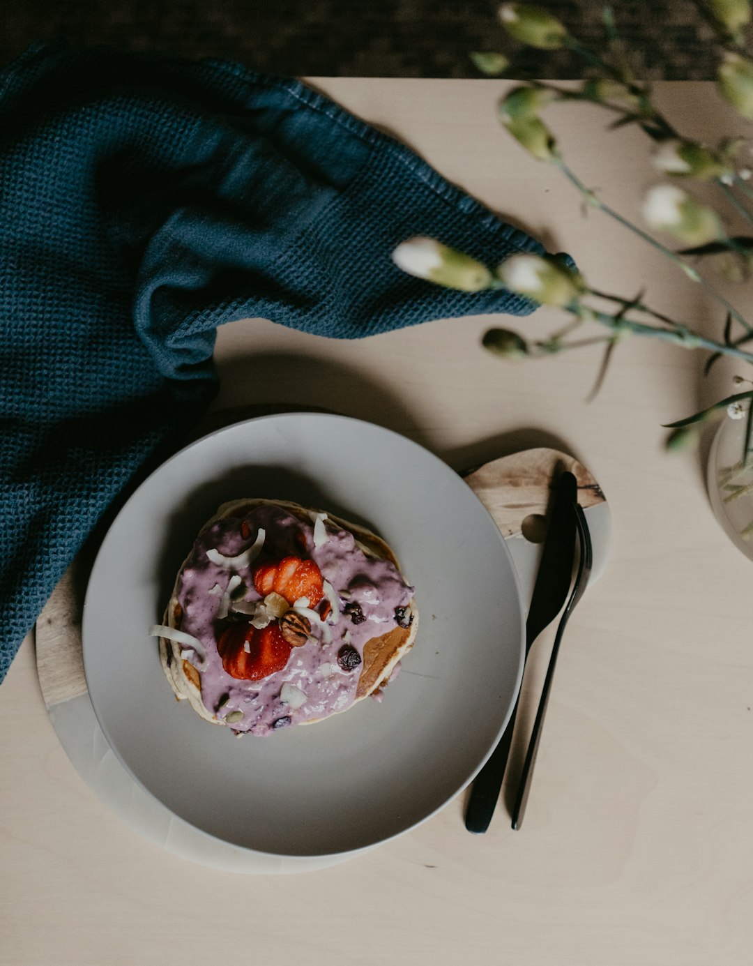 white ceramic plate with food on it