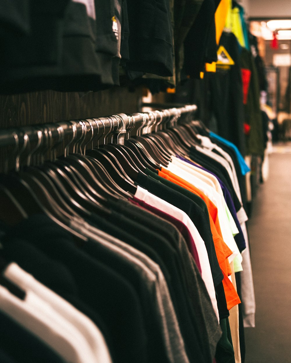 clothes hanged on clothes hanger