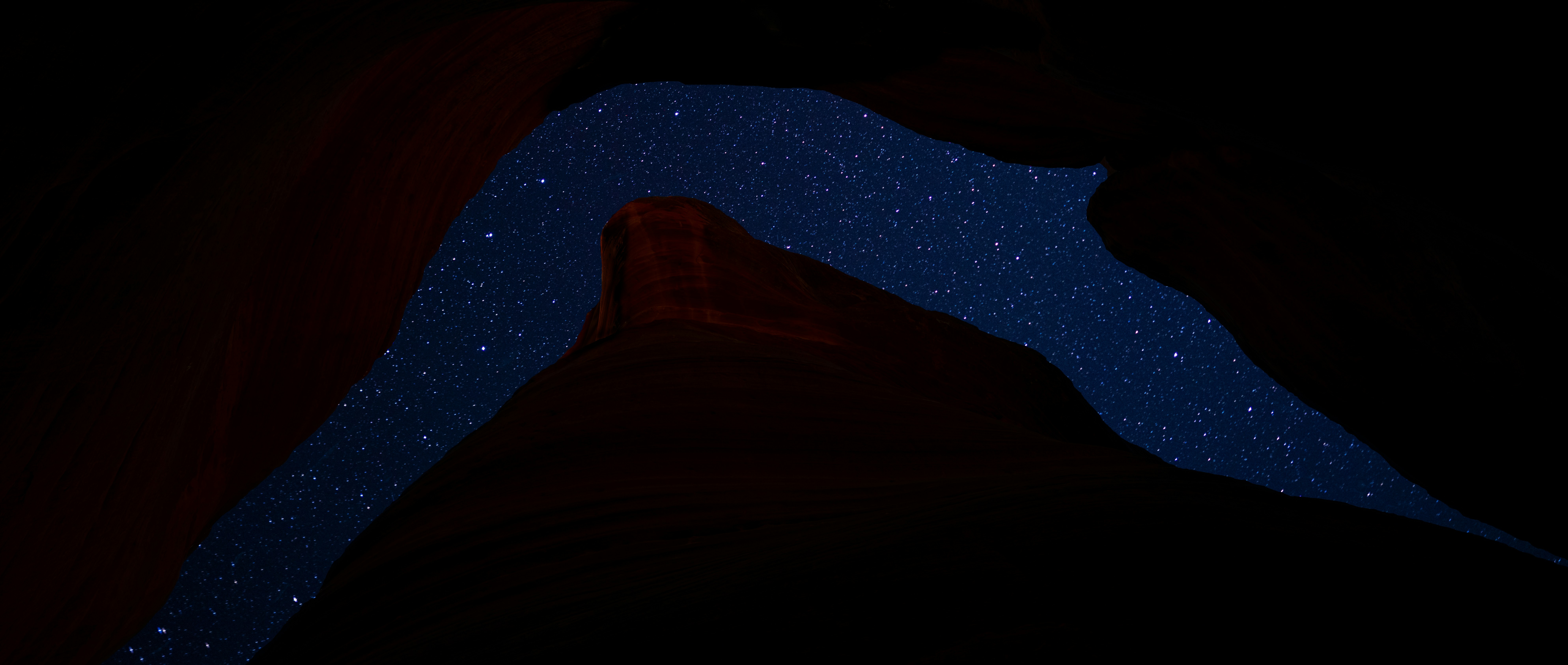 Slot canyons are amazing places, if you can get past the noises wind makes at night, the view of the stars is amazing.