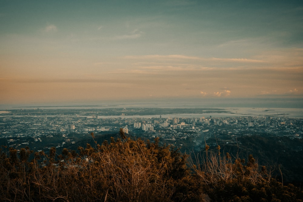 Vista aérea de la ciudad durante el día