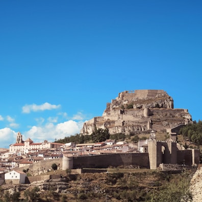 brown and white concrete buildings under blue sky during daytime