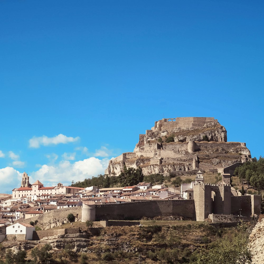 brown and white concrete buildings under blue sky during daytime