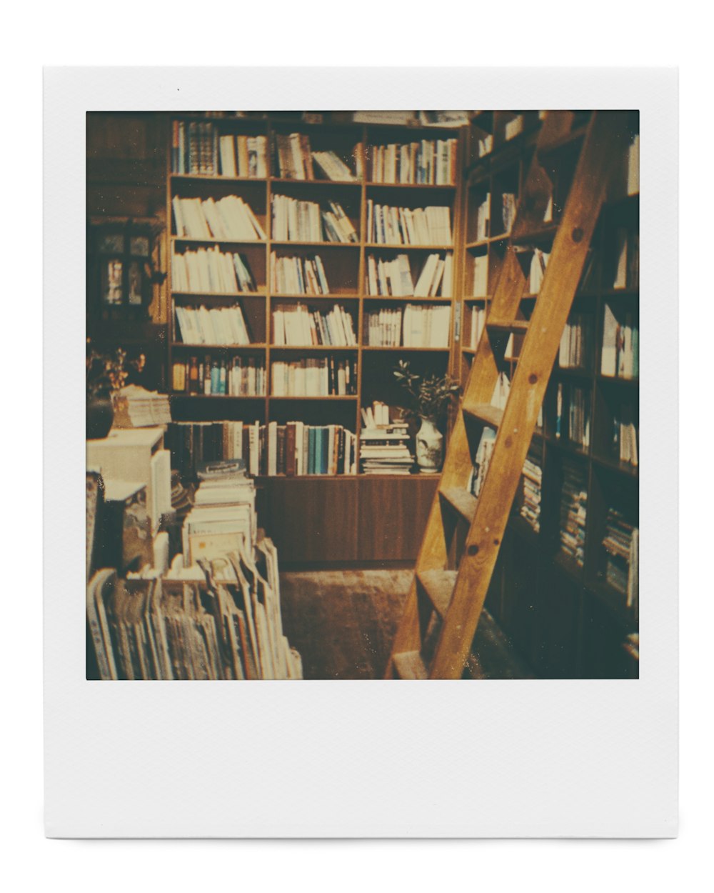 brown wooden shelf with books