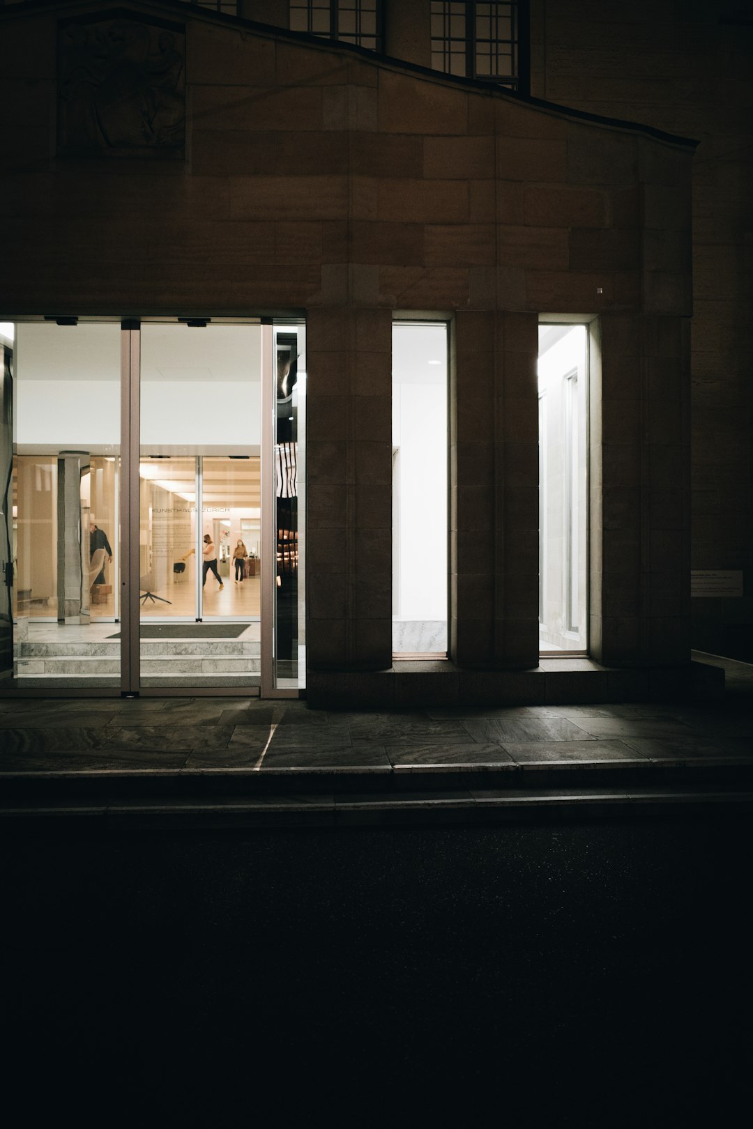 white wooden framed glass door