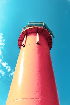 A lighthouse symbolizing sustainability research.
