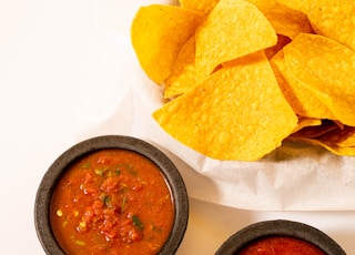 potato chips on white paper