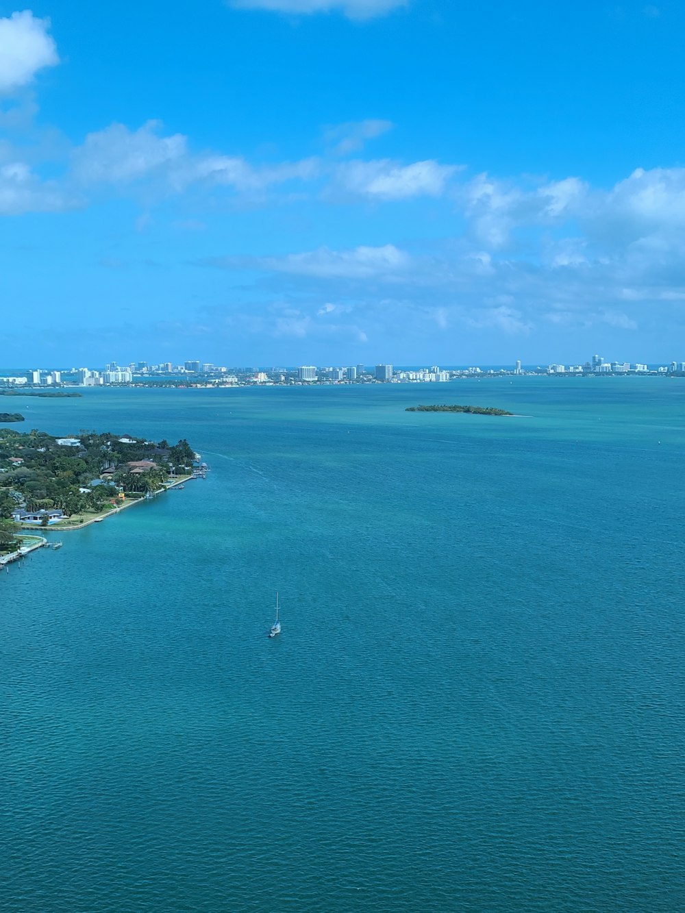 aerial view of body of water during daytime