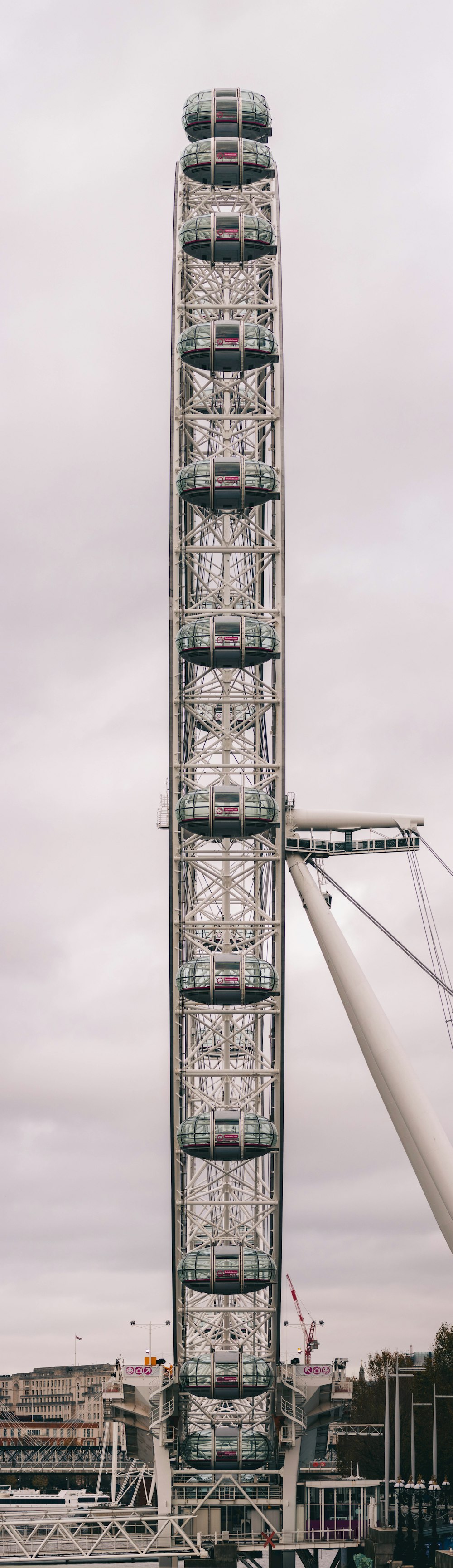 gray metal tower under gray sky