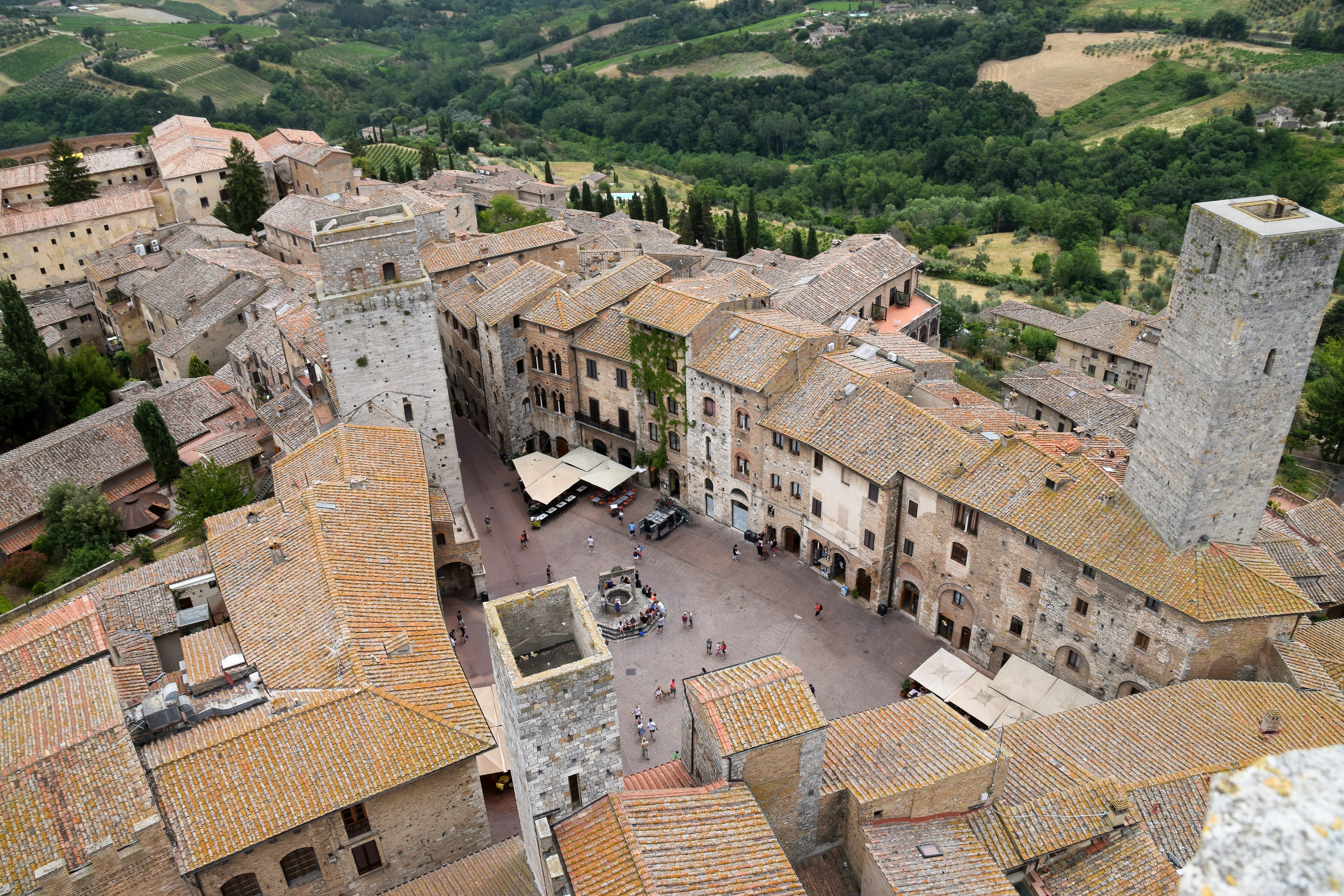 san gimignano siena italia