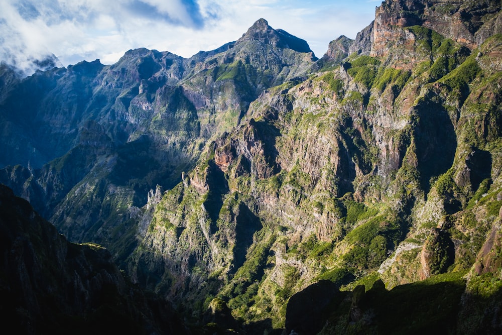 green and gray mountain under blue sky during daytime