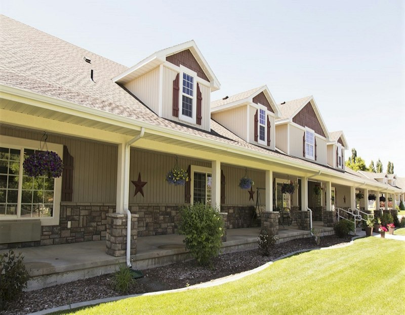 Warm and welcoming residential home exterior