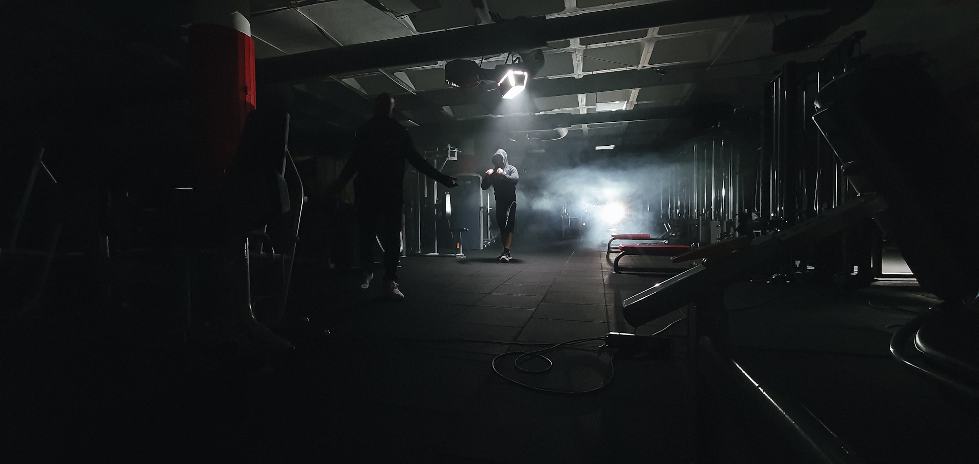 man and woman standing on stage