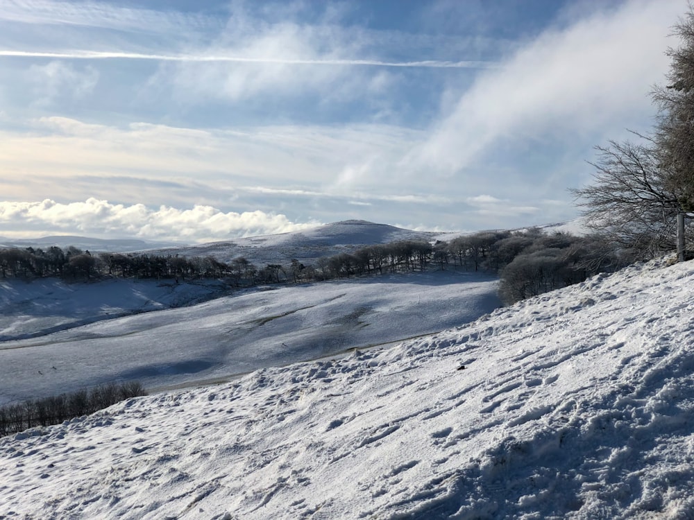 snow covered mountain under blue sky during daytime