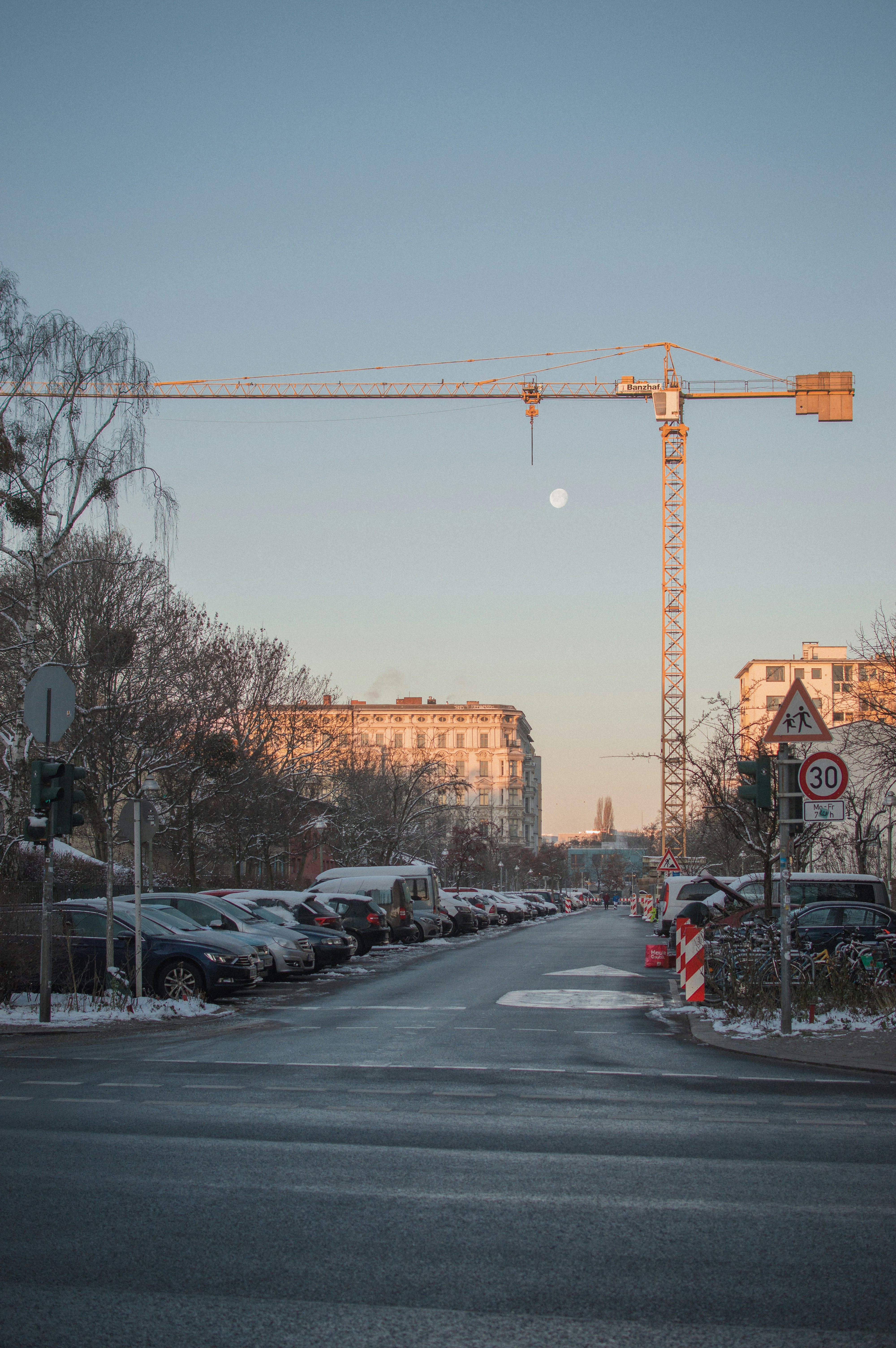 cars parked on the side of the road during daytime