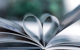 white book page in close up photography