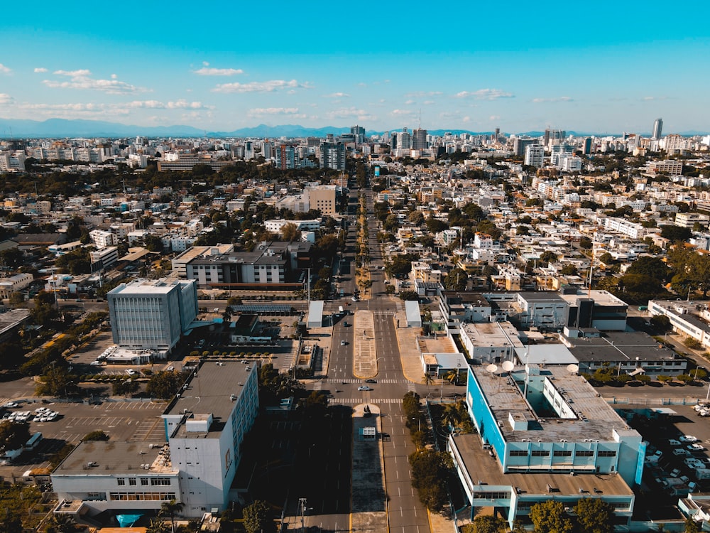 aerial view of city buildings during daytime