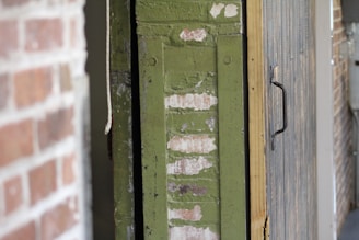 Close-up of freshly painted industrial walls showing detailed finish.