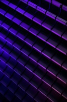 purple and black brick wall