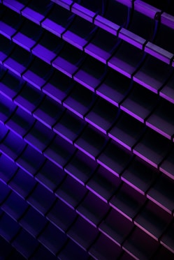 purple and black brick wall