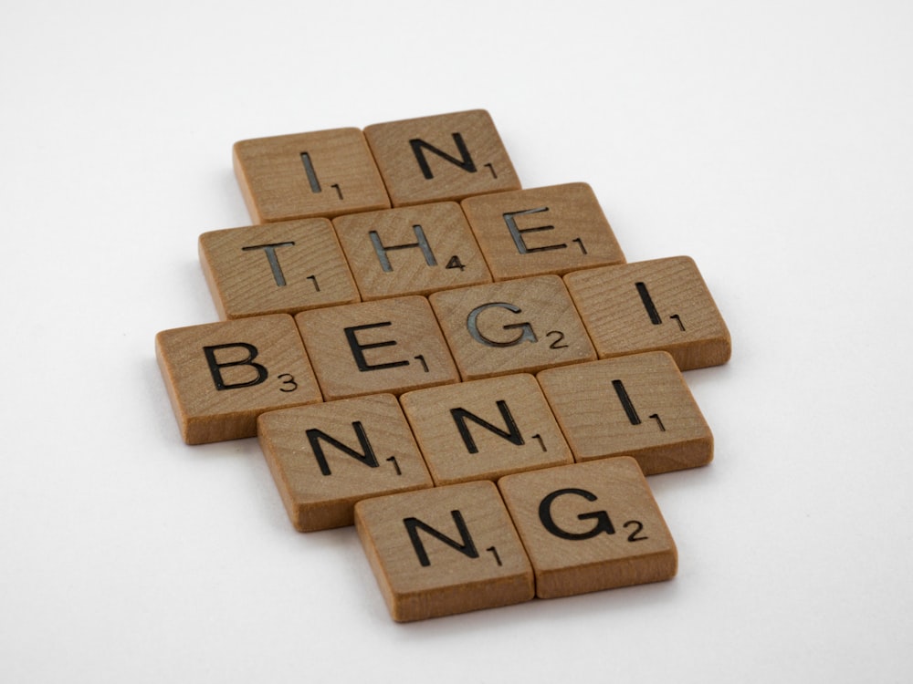 brown wooden blocks on white surface