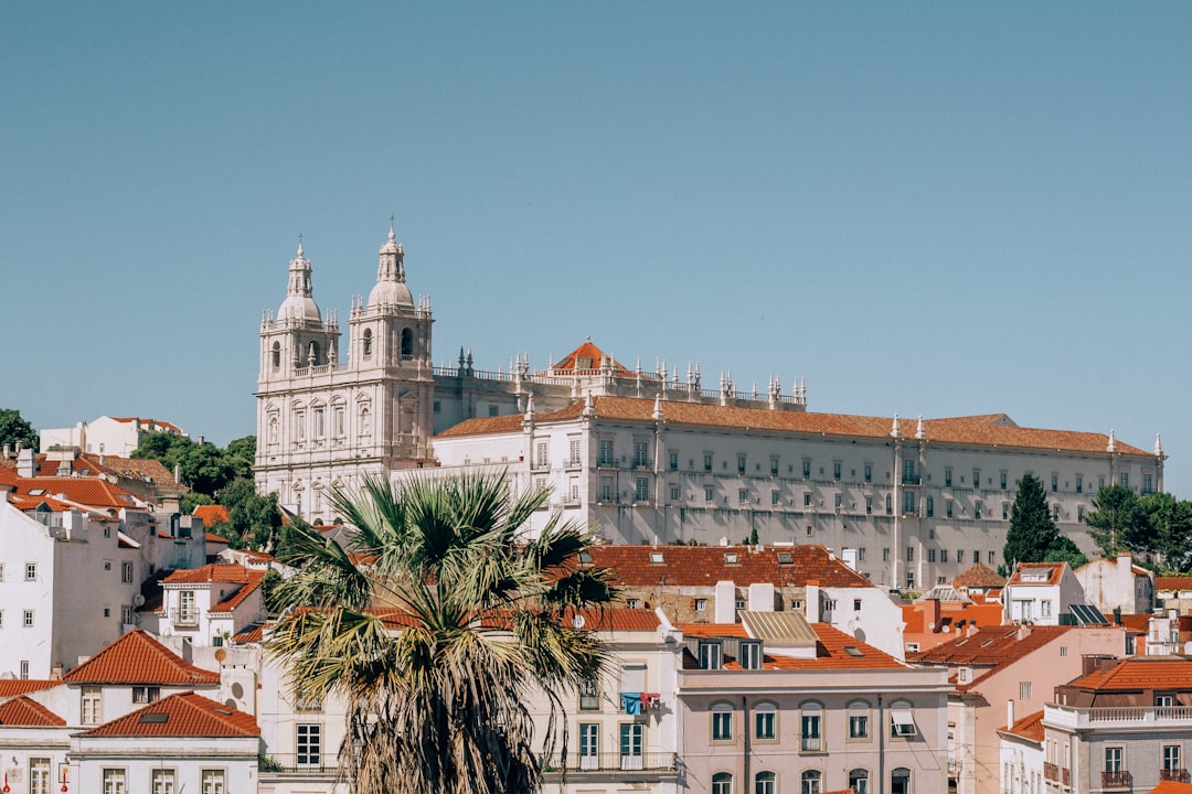 white and brown concrete building, Beautiful View in Lisbon