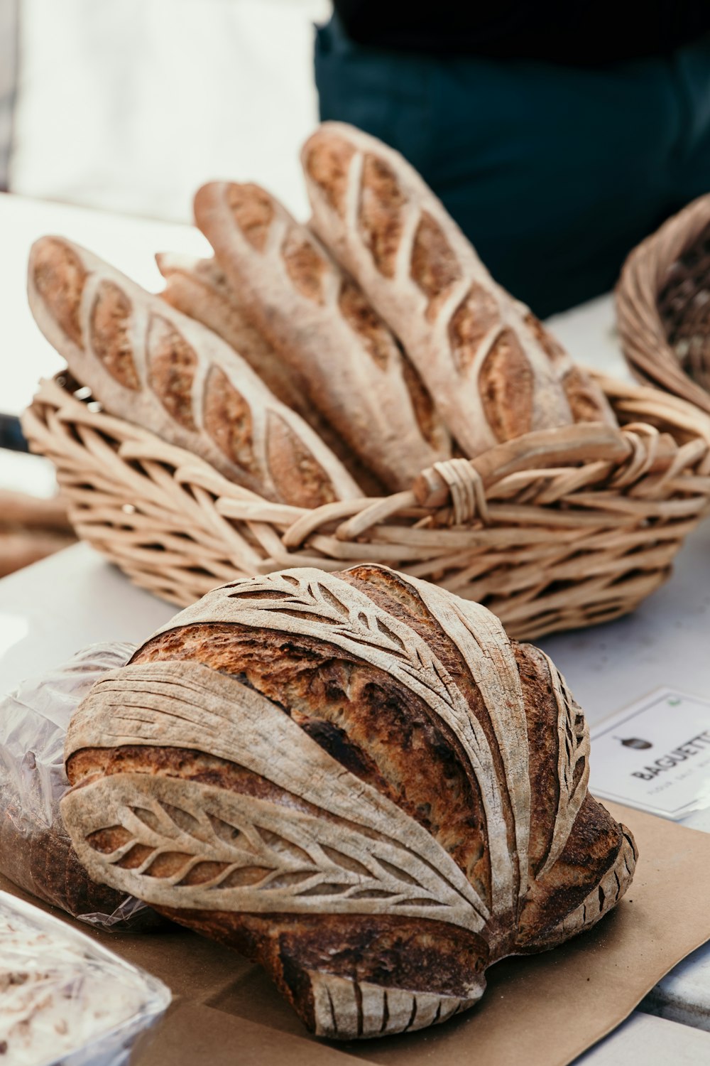 brown bread on white ceramic plate