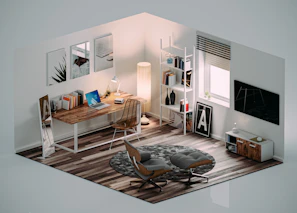 black and brown wooden table and chairs