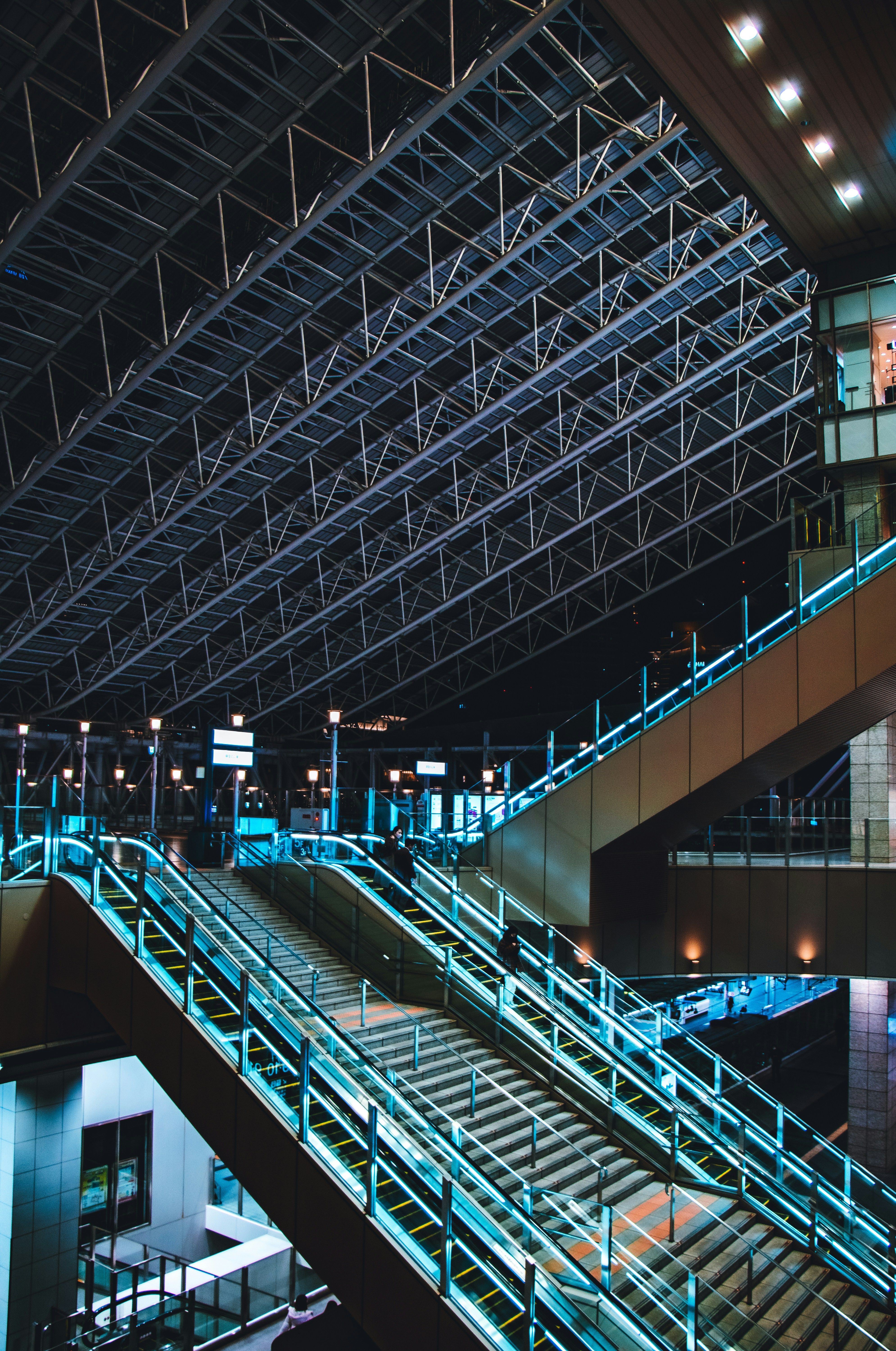 People Walking On Stairs Inside Building Photo Free Osaka Station Image On Unsplash