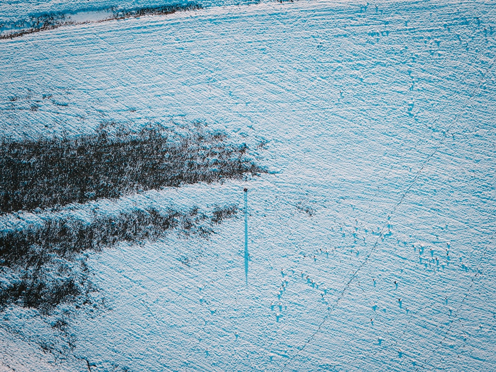 snow covered field during daytime