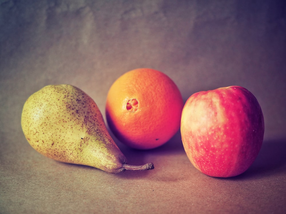 two red and yellow apples