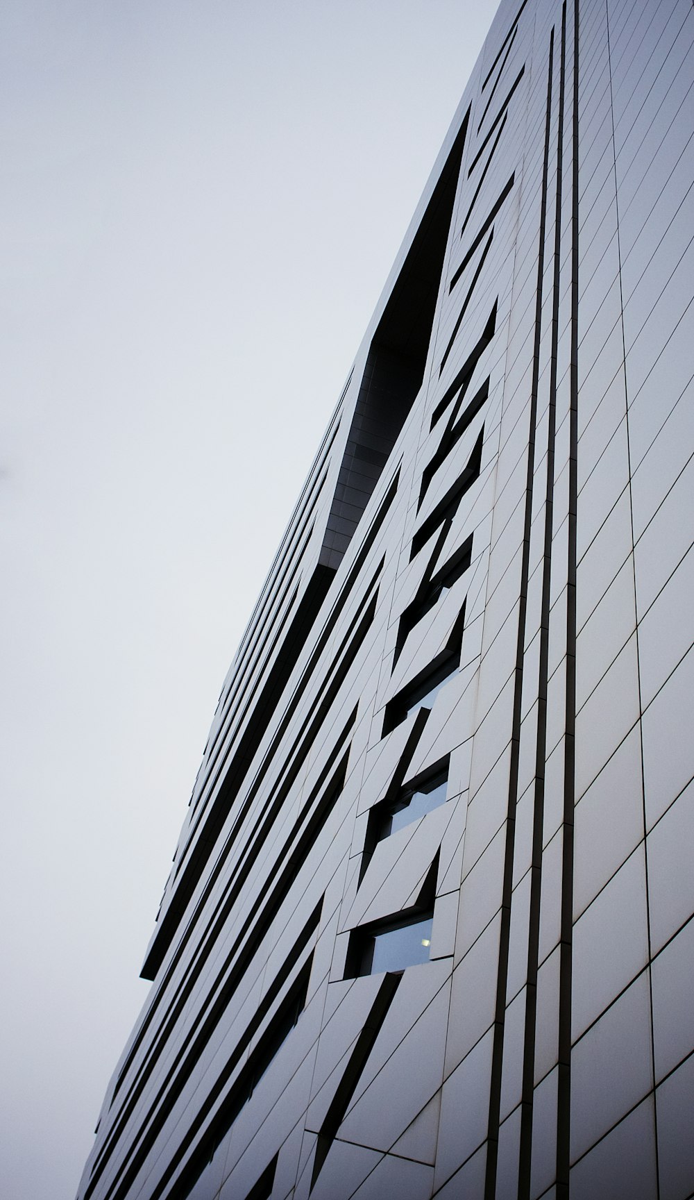 white and black concrete building