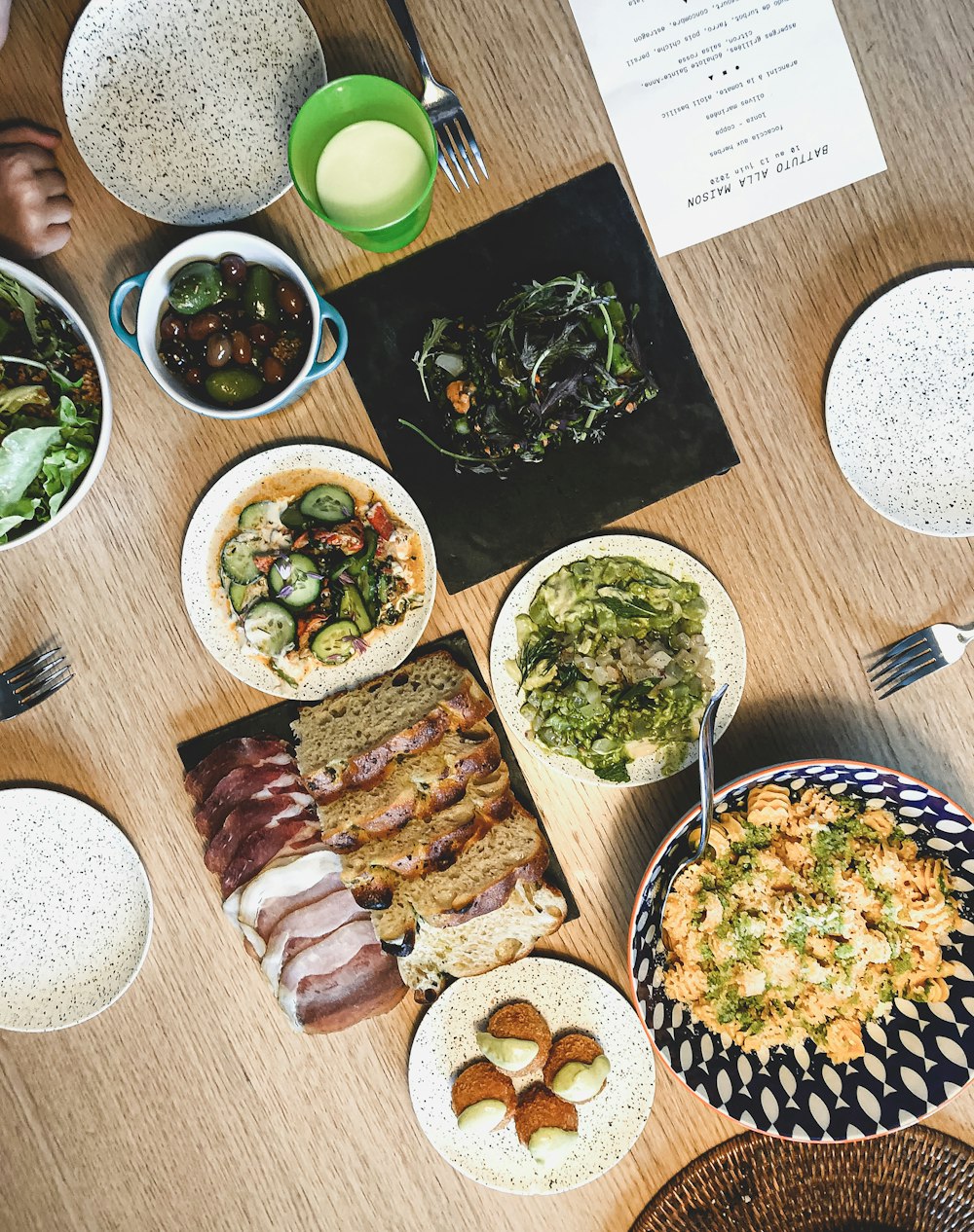 cooked food on white ceramic plate