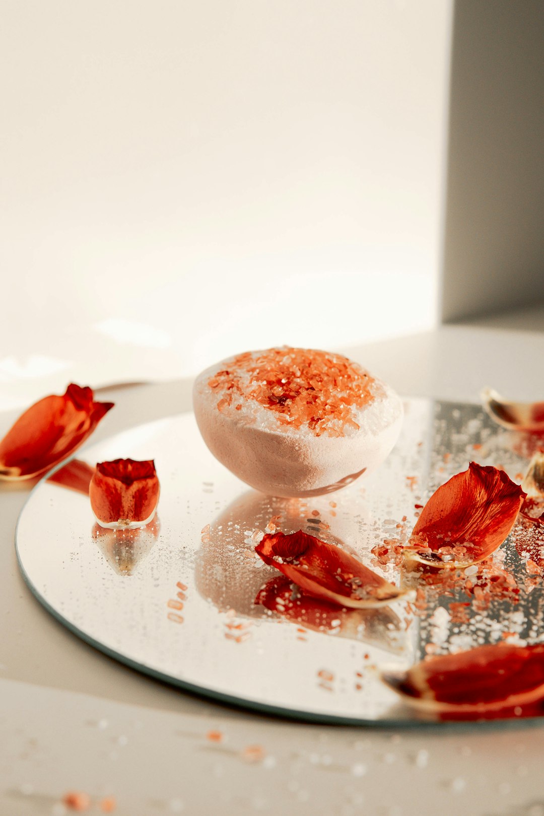 sliced strawberry on white ceramic plate