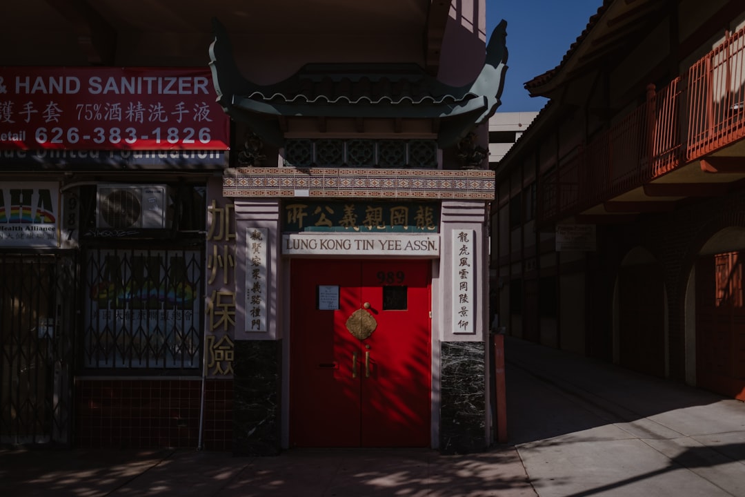 red and white chinese temple