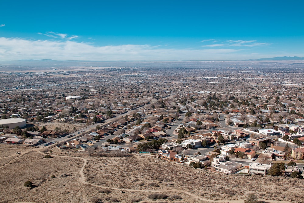 aerial view of city during daytime