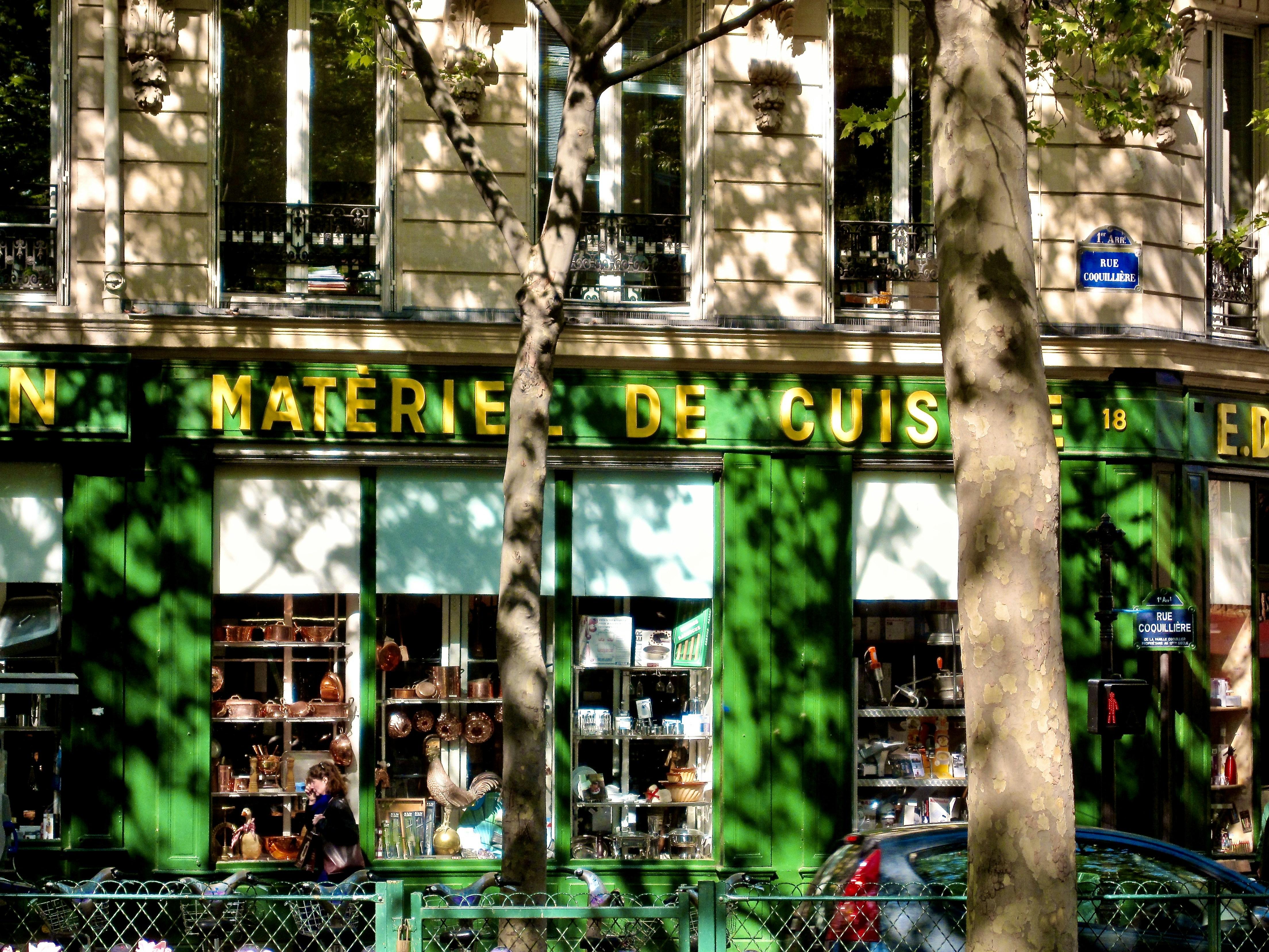 Dappled sunlight in Paris