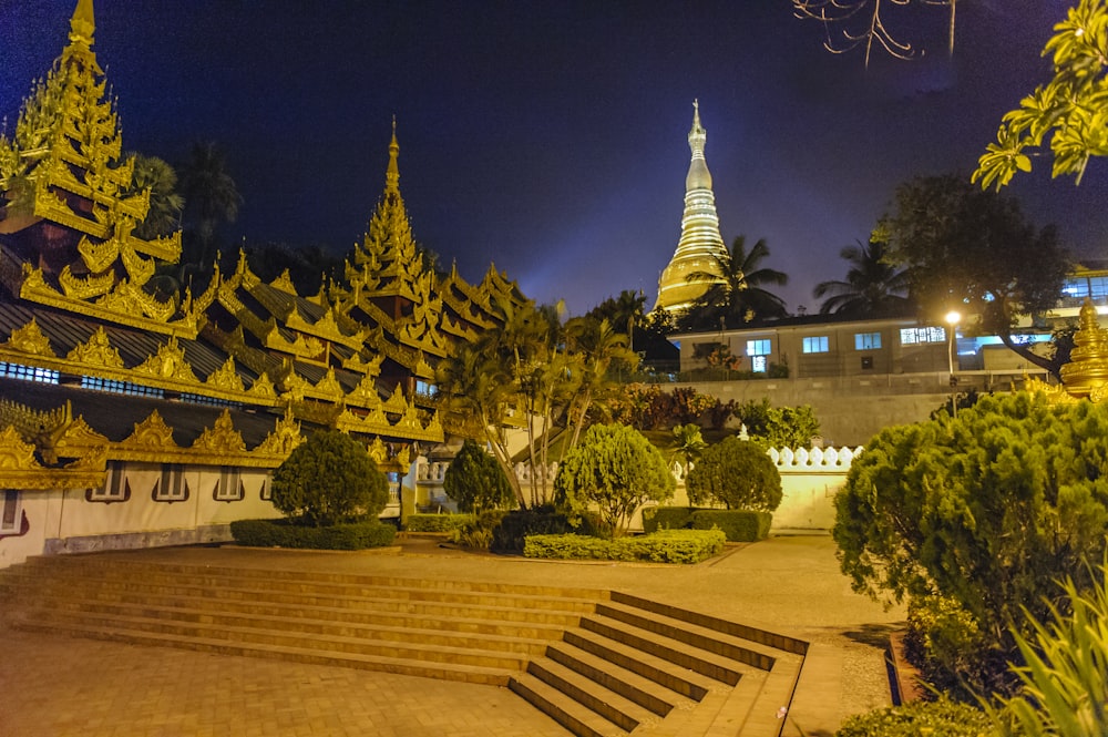 brown and white temple under blue sky during daytime