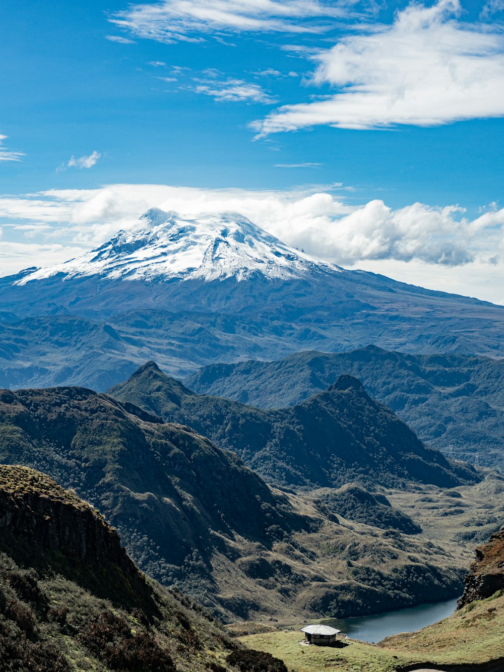 brown and green mountain under blue sky during daytime