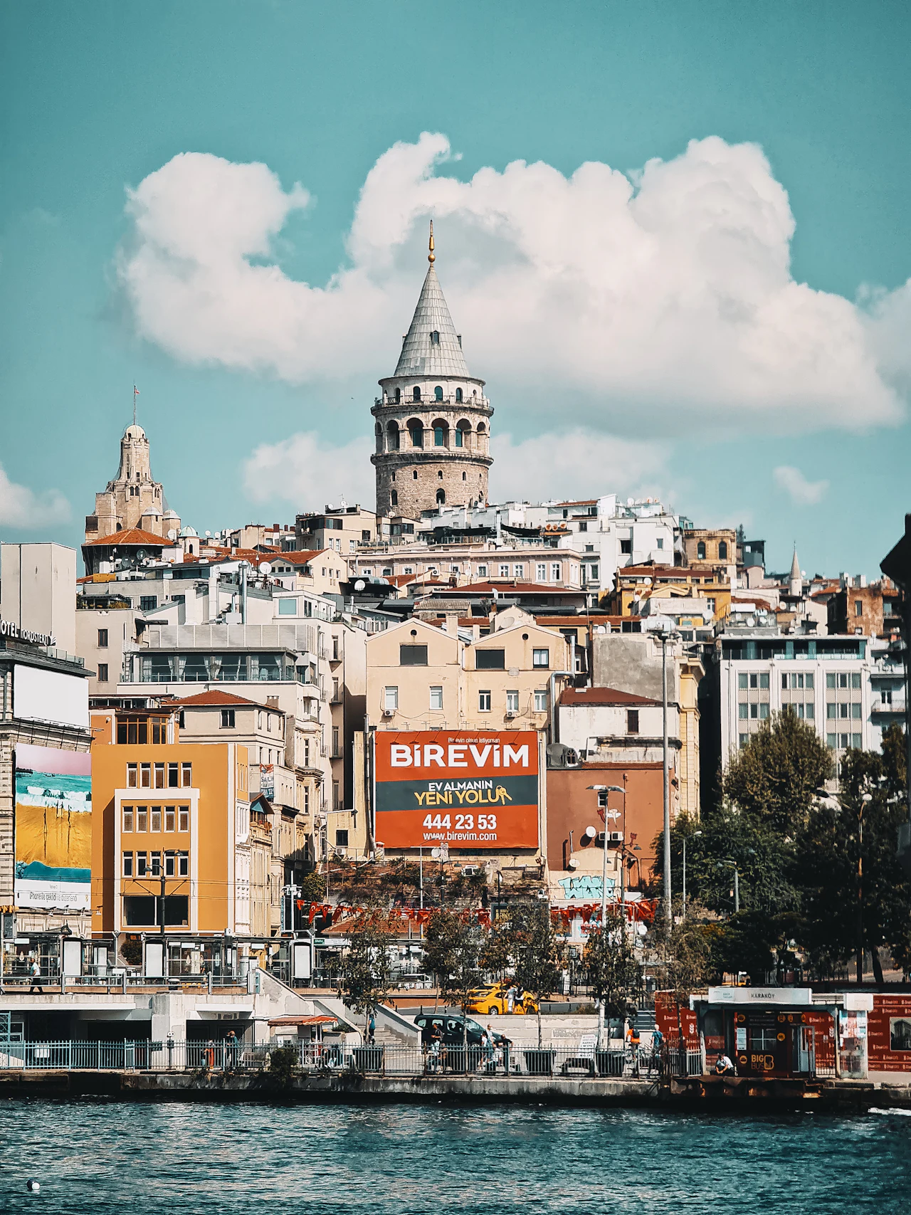 Galata Tower above the Karaköy waterfront