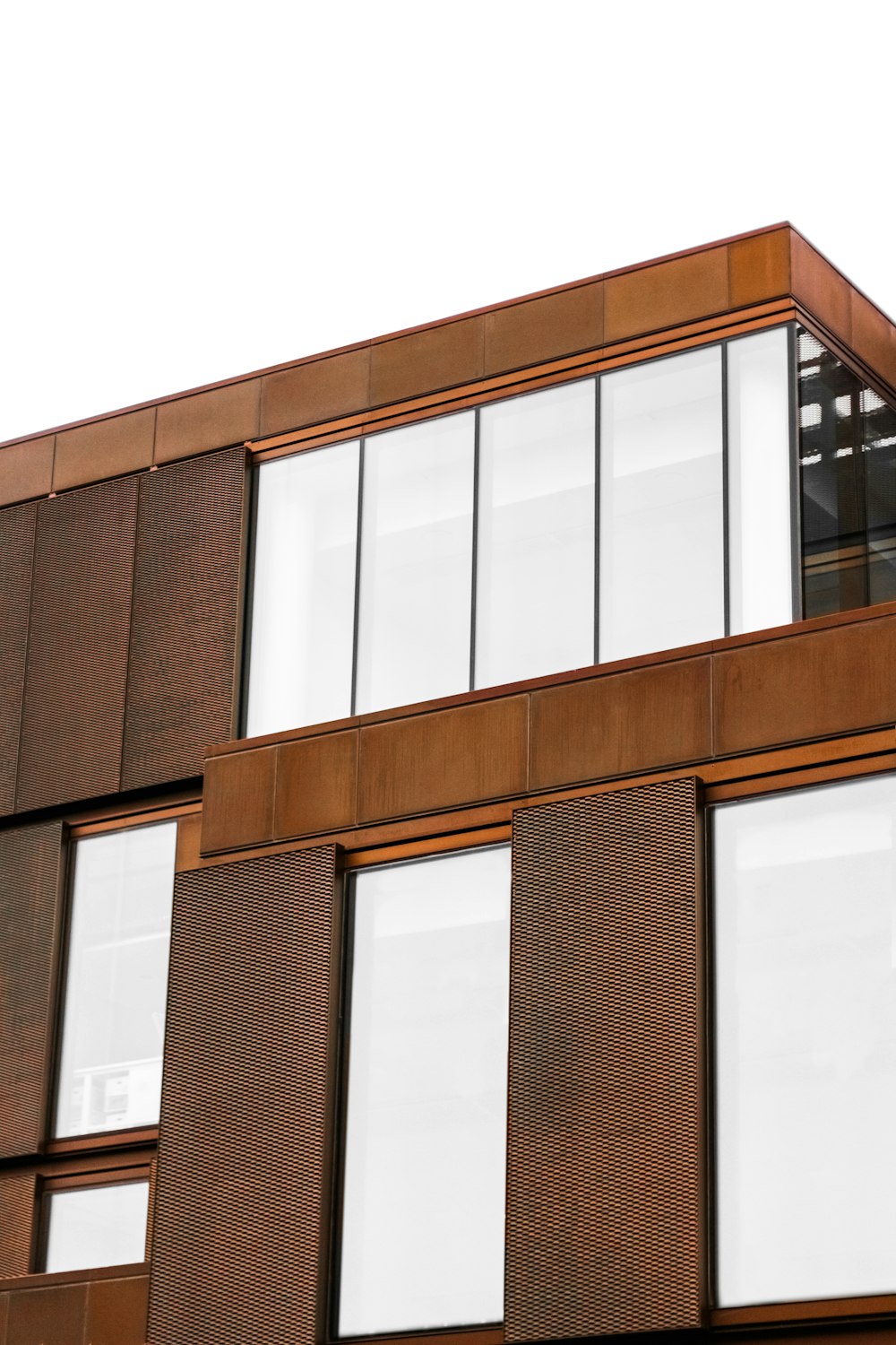 brown and white concrete building