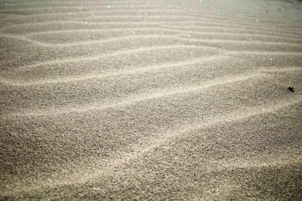 brown sand with water during daytime