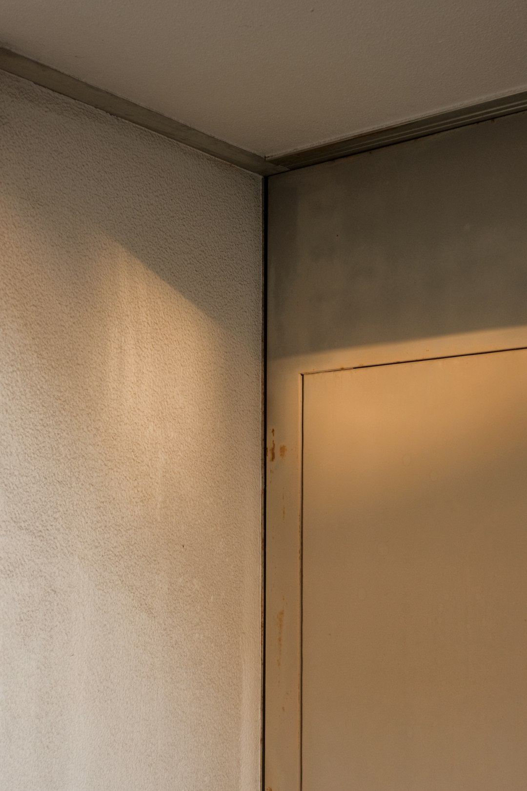 white wooden door with silver door lever