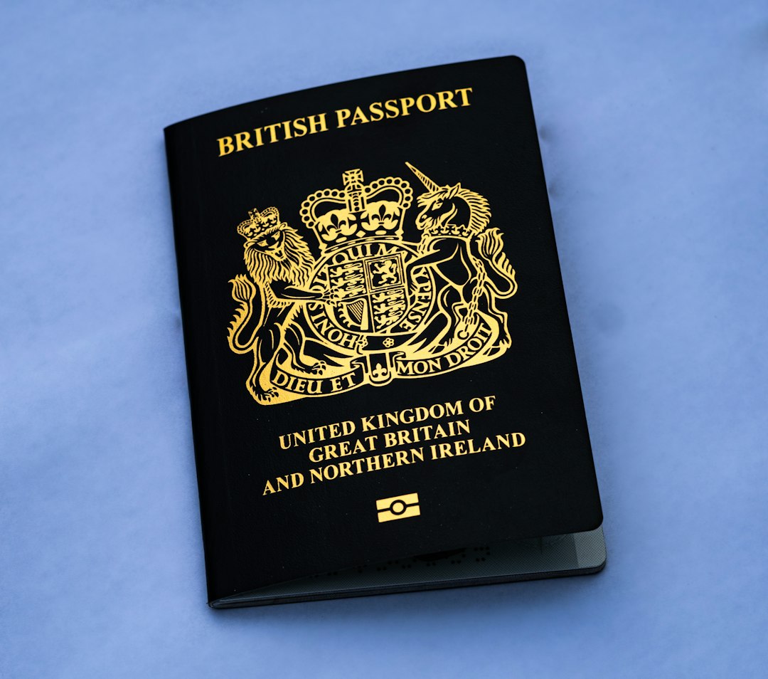 passport and map