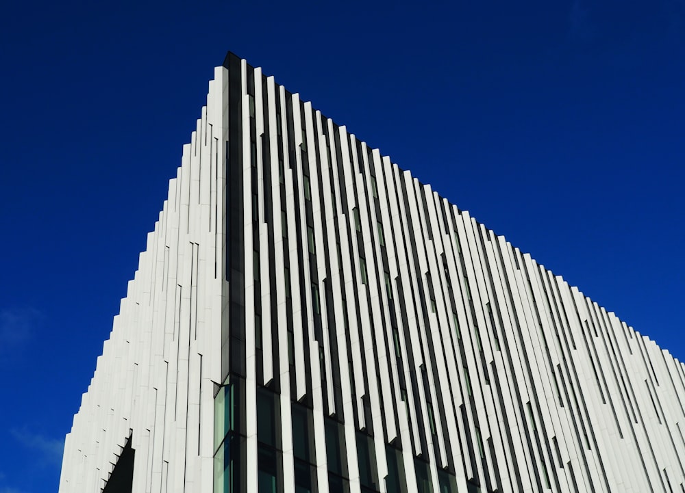 white and black concrete building