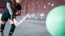 man in black t-shirt and black pants riding skateboard