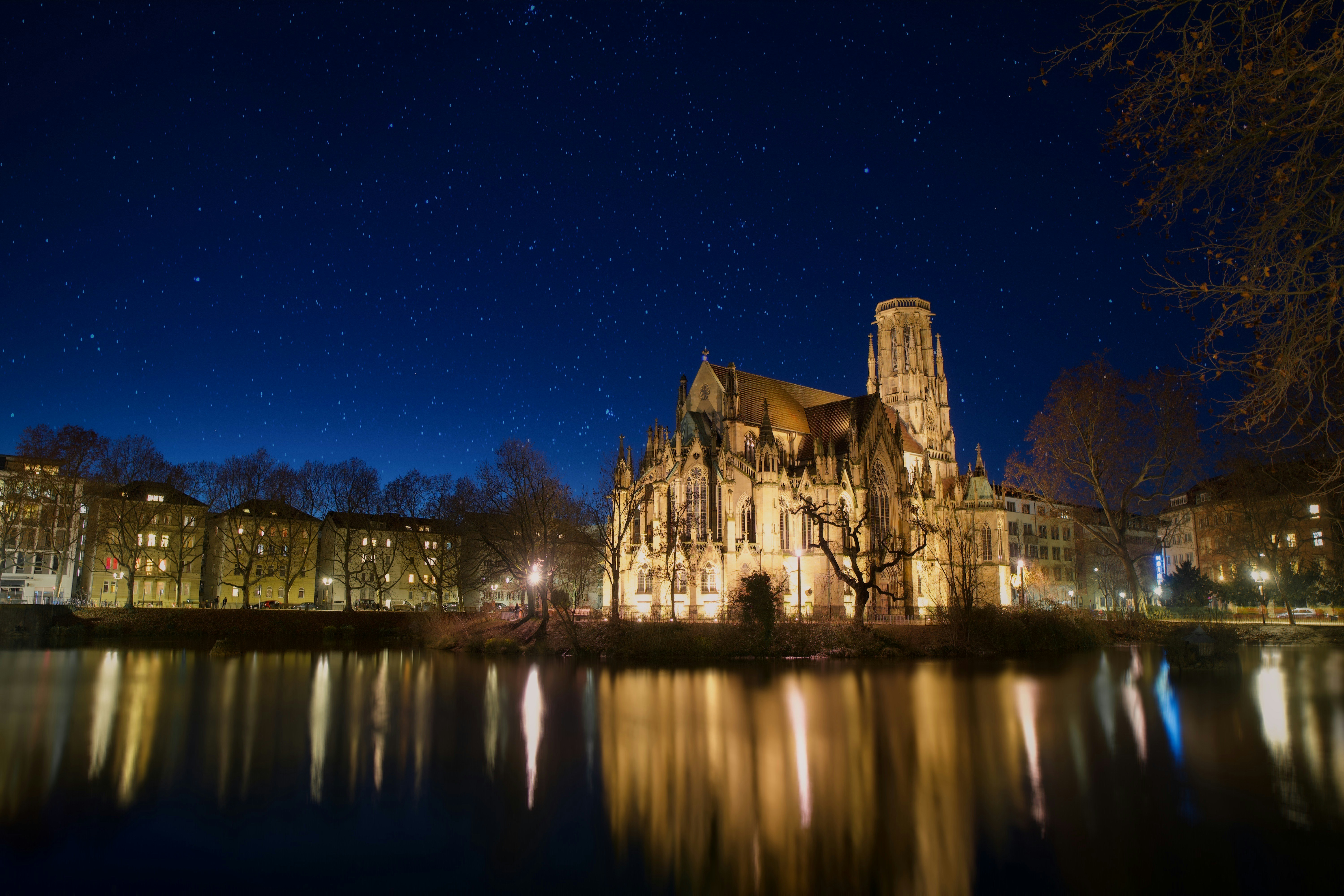 Feuersee and Johannes Church