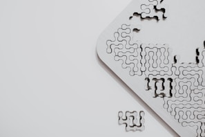 white and black heart print iphone case