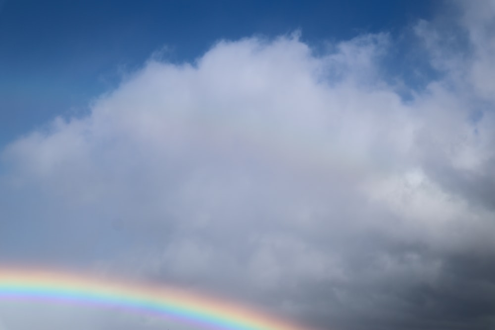 white clouds and blue sky